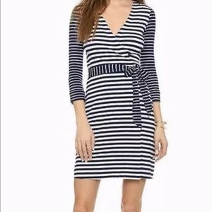 NWT DVF Diane Von Furstenberg Julian Dress Striped